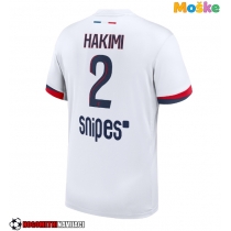 Moške Nogometnih dresov Paris Saint-Germain Achraf Hakimi #2 Gostujoči 2025-26 Kratki rokavi